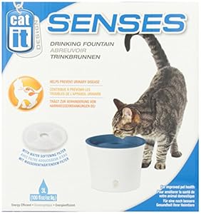 Catit Design Senses Fountain with Water Softening Cartridge Catit Design Senses Fountain with Water Softening Cartridge