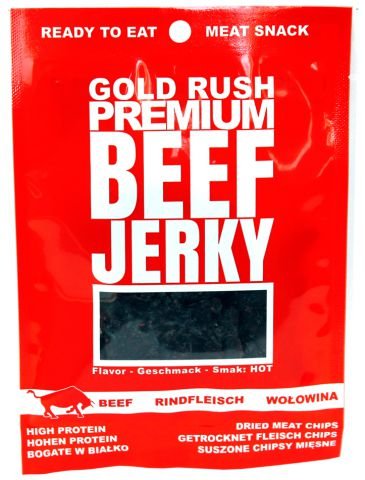 Gold Rush Beef Jerky Hot 25g