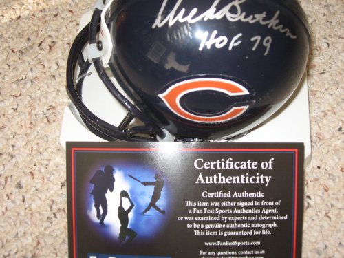 Dick Butkus signed autographed Chicago Bears Mini Helmet