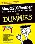 Mac OS X Panther All-in-One Desk Reference For Dummies