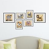 私の家族 1 セット漫画動物の 3 D 写真の壁デカール画像絵画組み合わせステッカー ホーム壁の装飾