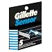 Gillette Sensor Shaver Replacement Cartridges, 5 Cartridges per Pack, (3 Packs)
