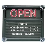 Quartet Open/Closed Sign, 12 3/8in.H x 14 1/2in.W
