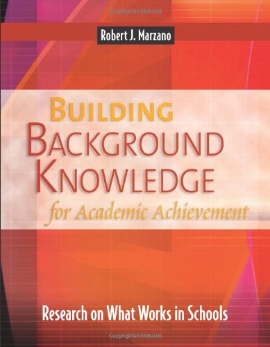 building background knowledge for academic achievement research on what works in schools professional development