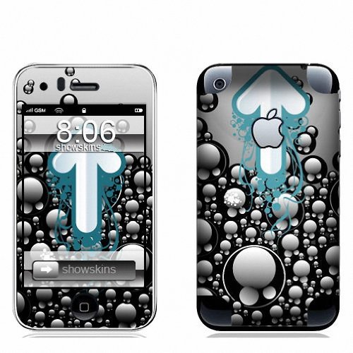 BUBBLE Design Skin/Decal/Cover/Sticker/Protector for Apple iPhone 3G 8GB 16GB + Free Screen Protector