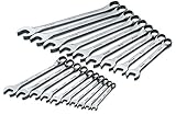 SK 86224 SuperKrome 19 Piece 12 Point 6-Millimeter to 22-Millimeter Combination Wrench Set by SK Han