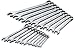SK 86224 SuperKrome 19 Piece 12 Point 6-Millimeter to 22-Millimeter Combination Wrench Set