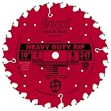 IMAGE OF Freud LM72R010 10-Inch 24 Tooth FTG Ripping Saw Blade with 5/8-Inch Arbor and PermaShield Coating