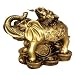 Golden Elephant King with Money Frog Riding on His Back