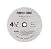 Porter Cable 12121 4-1 2-Inch 120 Tooth Plexiglass Cutting Trim Saw Blade with 3 8-Inch Arbor