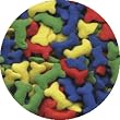 Dog Cake Decorations - Assorted Colors DOG BONES EDIBLE Candy Confetti Sprinkles for Cakes, Cupcakes & Cookies