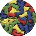 Dog Cake Decorations - Assorted Colors DOG BONES EDIBLE Candy Confetti Sprinkles for Cakes, Cupcakes & Cookies