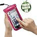 DandyCase Slim Waterproof Case for Apple iPhone 5S / 5 / 5C & Apple iPod Touch 5 (Will NOT fit Other Smartphones) - IPX8 Certified to 100 Feet [Retail Packaging (Hot Pink)