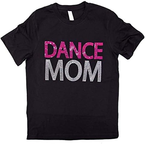 Dance Mom Sequin T-Shirt Black Large