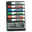EXPO Dry Erase Marker Organizer, Chisel Tip, Assorted, Six per Kit (83056)