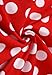 Anni Coco Women's Halter Polka Dots 1950s Vintage Swing Tea Dress - Large - 1st - Red & White Dots