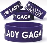 Lady Gaga One Inch Silicone Wristband