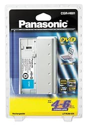 PANASONIC CGR-H601A/1B Rechargeable Battery Pack for Portable DVD Players