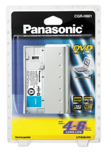 PANASONIC CGR-H601A/1B Rechargeable Battery Pack for Portable DVD Players