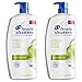 Head and Shoulders, Shampoo, Anti Dandruff, Green Apple, 32.1 fl oz, Twin Pack