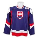 Nike - Team Slovakia IIHF 2008 Swift Replica Blue Hockey Jersey
