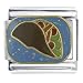 Taco Food Beverages Italian Charms Bracelet Link