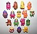 Domo Figure Charms 16 Colored Figures with Special Domo Stickers