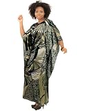Shimmering Metallic Caftan Kaftan - Available in 2 Bold Color Combinations