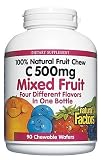 Natural Factors - C 500 Natural Fruit Chews, 500 mg, 90 chewable tablets