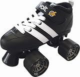RW Volt Black/White Quad Roller Skates UK 6