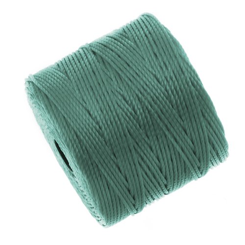 BeadSmith Super-Lon Cord - Size #18 Twisted Nylon - Vintage Jade (77 Yard Spool)