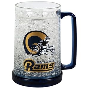 St. Louis Rams 16oz Crystal Freezer Mug