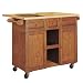 Kitchen & Housewares : Powell Medium Oak Kitchen Butler