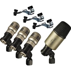 CAD Premium 4-Piece Drum Microphone Pack by 