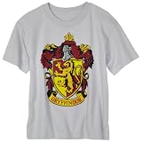 Bioworld Boys 8-20 Harry Potter Gryffindor Tee, Silver, X-Large