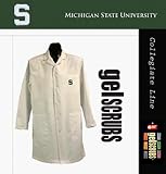 Michigan State Spartans Long Lab Coat from GelScrubs - B000BJHBA2