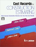 Cost Records for Construction Estimating