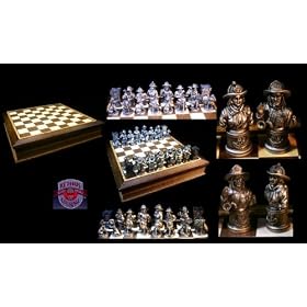 Other Licensed Collectibles Red Hats Of Courage 32 Pc. Firemen Chess Set