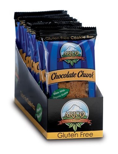 Arico Gluten Free Cookie Bar, Chocolate Chunk, 1.4-Ounce Bars (Pack of 24)