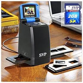 NEW! SVP Digital Film 35mm Negative & Slides Scanner with Flip LCD + AV Out! (SVP 2GB High Speed SD Memory Card Included)