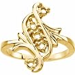 14K Yellow Gold Mother's Ring - 5 Gemstone -- YOU CHOOSE THE COLORS!