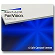 Bausch & Lomb Purevision Monatslinsen weich, 6 St�ck / BC 8.6 mm / DIA 14.0 / -0,25 Dioptrien