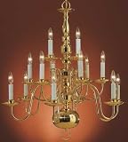 LAMPS BEAUTIFUL Colonial Lamps, Olde Georgetown Fifteen Light Chandelier by Kichler--Excellent Customer Service--See our Feedback