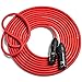 Coluber Balanced XLR Cable Male to Female â€“ 35 Ft Red Pro 3-Pin Microphone Connector for Powered Speakers, Audio Interface or Mixer â€“ for Live Performance & Recording