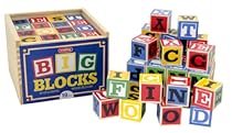 Schylling ABC Big Blocks - 48 Piece Wood Alphabet Blocks
