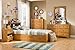 South Shore Little Treasures Mates Bed with 3 Drawers, Twin 39-inch, Country Pine