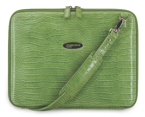 Mobile Edge Faux Croc Portfolio- 14.1-Inch PC/15-Inch MacBook Pro (Green)