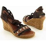 APEPAZZA Deeba Platform Wedge Brown Shoe Women 9 39 EU