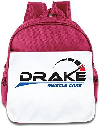 Boys&amp;girls Surprise School Bag American Muscle Car Logos Pink