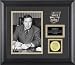 Bill France NASCAR Hall of Fame Inaugural Inductee Framed 6x8 Photograph with Engraved Plate and Gol